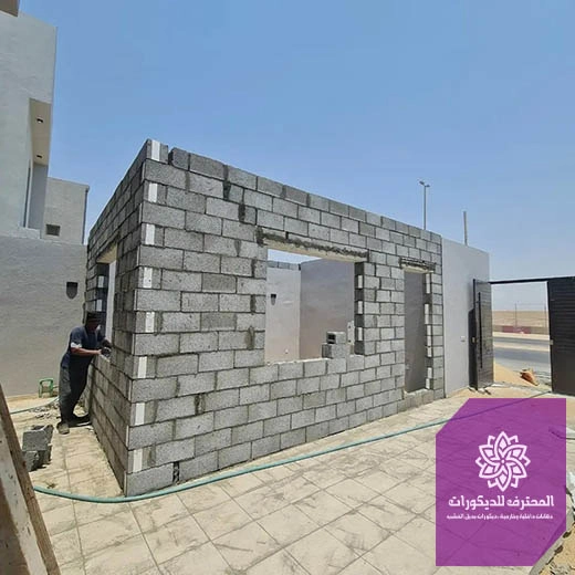 بناء ملحق في الحوش الخبر